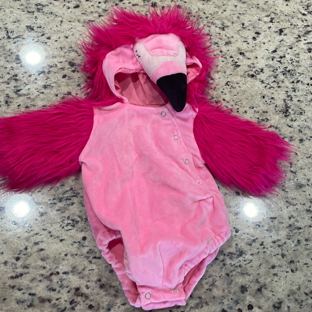 Pottery Barn flamingo Halloween costume